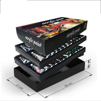 Hot Sale on Amazon Alu Tube 48pcs 22ml Acrylic Paint