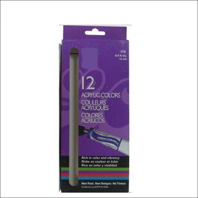 12pcs 12ml Artist Acrylic Paint