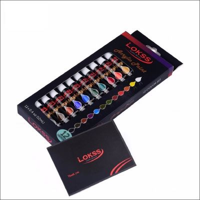 Hot sale 12pcs 12ml Artist Acrylic Paint Set