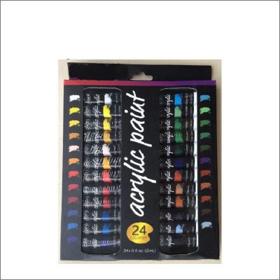 24 Acrylic Paint Set For Artist with High Quality