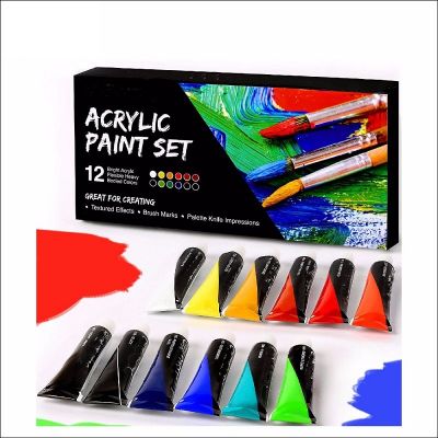 Acrylic Nail Paint,12pcs Acrylic Paint,12pcs 12ml Acrylic Paint
