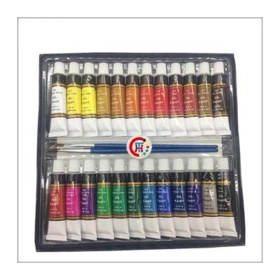 24pcs 12ml Artist Oil Paint with 3 artist brush