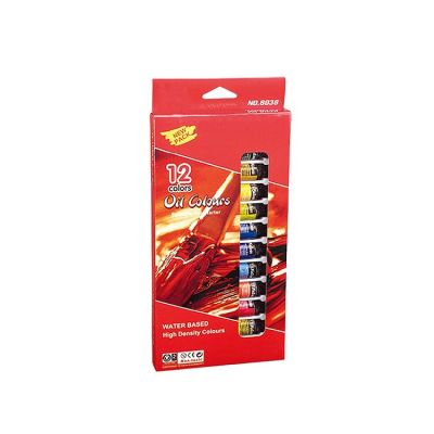 Paint Set Oil 12pcs Professional Artist Oil Acrylic Watercolour Art paint set
