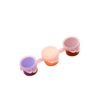 3colors 3mL Watercolor Paint Set Mini Acrylic Paint Pots Kids Painting Factory Custom