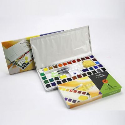 36 Solid water colour set