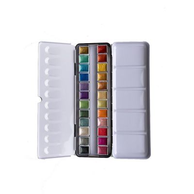 Solid Watercolor Paint Set Water Colours Cake Set 24 Colors 36 Colors 48 Colors