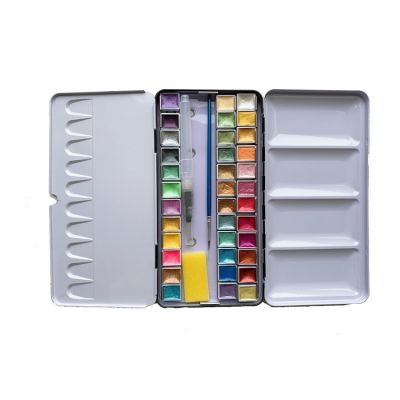 cheap 36 Colors Solid Watercolor Paint WholeSale Water Color Art Set Watercolor For Painting custom