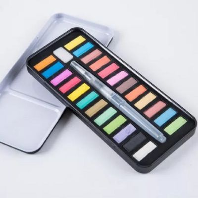 Cheap Price Non-Toxic Multicolor Soild Watercolor Paint Set For Art Painting