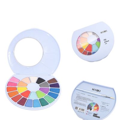 Superior 2021 kids 24 water color Watercolor solid paint art coloring set