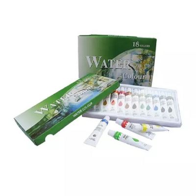 OEM Professional Student Quality Color Set for Canvas Painting 18 x 12 ml Watercolor Paint Supplies