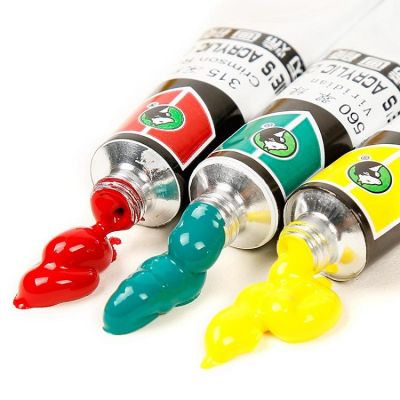 Maries Professional Acrylic Paints DIY paint on Canvas/Wood/Wall 12/18/24 Colors 12ml Acrylic Paint Set