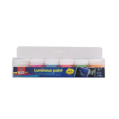 6 Colors 15ml Environment Friendly Artist Bright Color Luminous Paint Clear Candy Color Paints