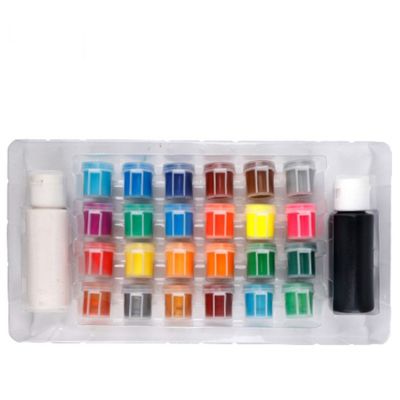 26 Colors Mini Tube Packing Washable Fluorescent Poster Color Paint Set For Kids Adults