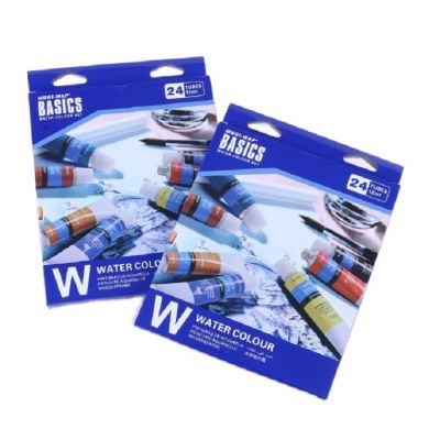 stationery manufacturer Professional water colour paint 12ml 24 Colors Set