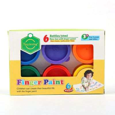 washable kindergarten DIY graffiti egg painting pigment wholesale Children's finger painting