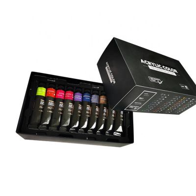 Wholesale 18Colors 36ml Soft Tube Packing Artist Acrylic Paint Color
