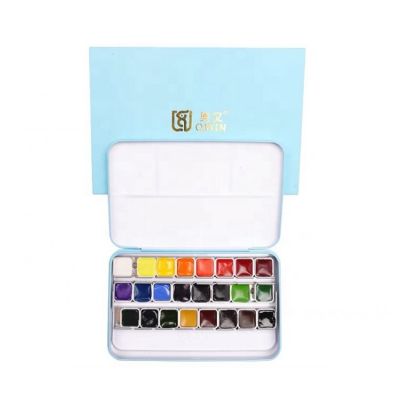 OEM Brand Student Kid Art Supply Portable Paint Set Watercolor Half Pan