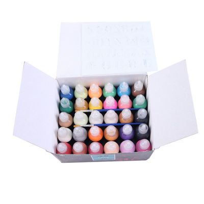 DIY textile fabric painting 30 colors acrylic paints drawing for T-shirts