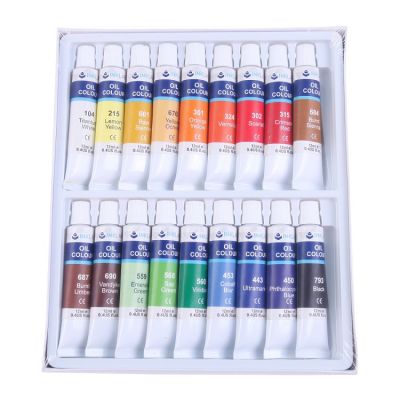Oil colour paint set brand 12 ml artist oil color art paint in single tube