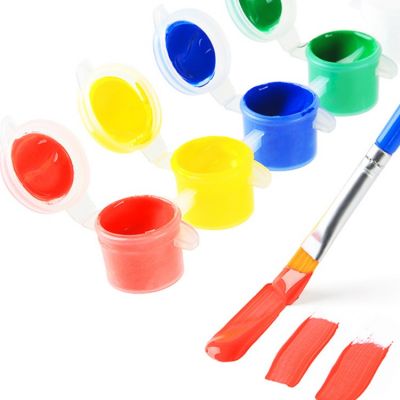 High Quality Non Toxic Water Based Paint 6 Color 3 Ml Acrylic Paint Art Set