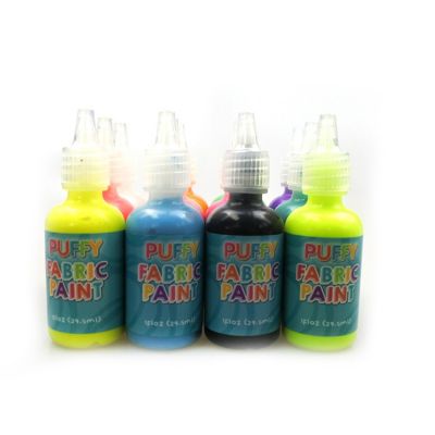 Permanent 3d Fabric Paint High Quality Acrylic Puffy Paint/ Fabric Paint Set