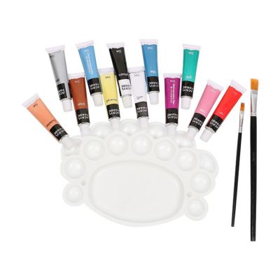 New Arrival Professional Non-toxic 12 Different Colors Acrylic Color Paints Set