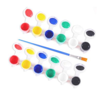 Liquid Acrylic Paint Wholesale Non Toxic Cheap Mini 3ml Strip Pot Kids Acrylic Color Paint