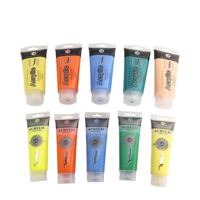120ml Bulk Plastic Tube Art Fluid Acrylic Paint For Drawing