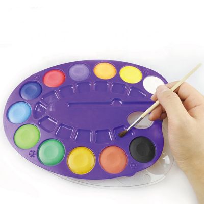 Eco Children Watercolor Paints Creative 12 Colors Non Toxic Watercolor Paints Set