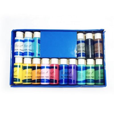 Promotional Non-toxic High Quality 18 Colors Artist Paint Acrylic
