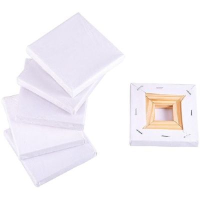 10*10cm Mini Painting Blank Art Stretched Artists Canvas for studio