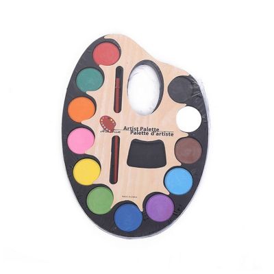 Watercolor Set 12 Colors Solid Watercolor Wheel Cake Paint Palette Set