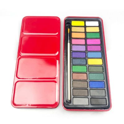 Best Selling Easy Watercolor Paints Set With Brush For Kids Artist Drawing