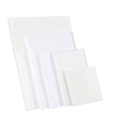 2021 hot selling OEM high quality artist painting white blank stretch canvas panel set
