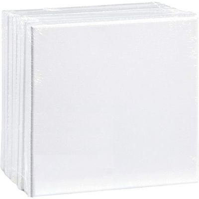 8 Pack 8x8 high quality canvas art custom canvas panel boards wholesale for studio