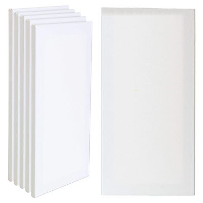 Artist Materials Stretched Canvas 4*12 inch White Cotton Canvas Painting Set for Drawing
