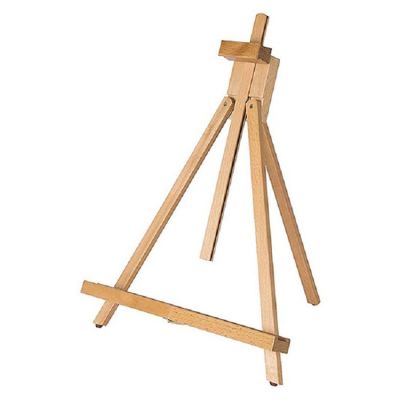 1/2 inch A-Frame Easel Adjustable Beechwood Tripod Display Stand Holds Up to 27