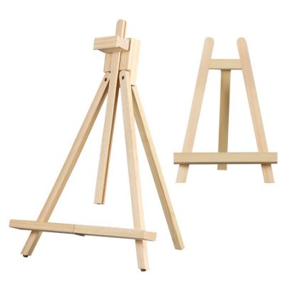Desktop display stand artist canvas easel, children beech, pine tripod painting easel artist painting set wooden easel
