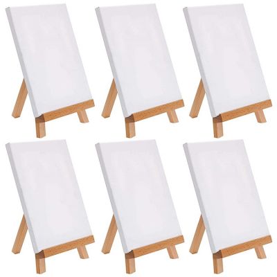 8X10'' wholesale large blank cotton srtetched canvas and easel art sets for painting