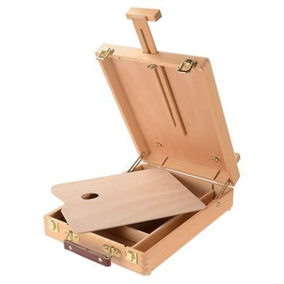 Art Supply Tabletop Stand Easel Wooden Tool Boxes Sale with Handles