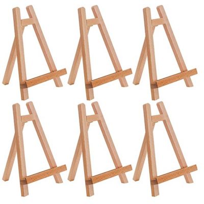 Tabletop Display Stand Artist canvas Easel,Beechwood Tripod For kids Painting easel artists painting set