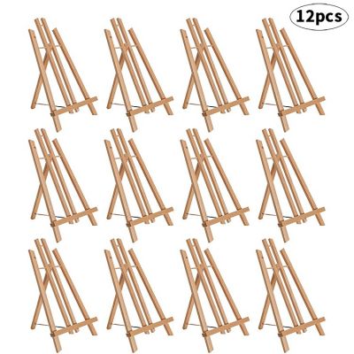 Tabletop Display Stand Artist canvas Easel,Beechwood Tripod for kids Painting easel artists painting set