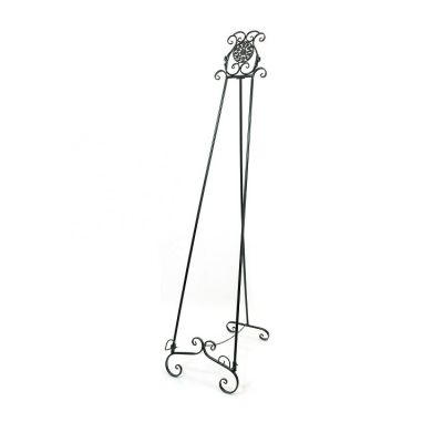 high quality easel black iron easel metal professional for painting and display