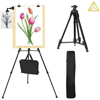 21 to 66 Aluminum Art metal display easel tripod easel adjustable tripod easel stand