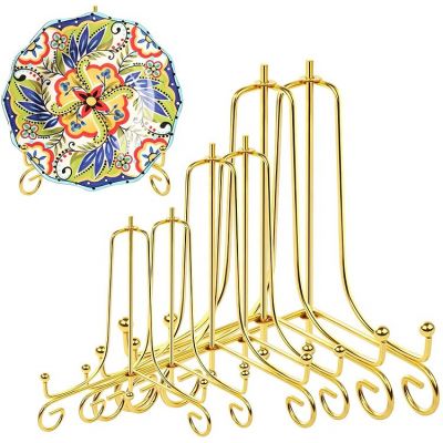 6 pack 3 sizes gold iron easel stand easel iron for picture, art easel stand