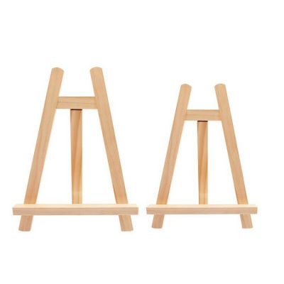High Quality Polished 15X20cm ,20X28cm Wooden Small Easel Art Display Stand Table Easel Art Painting Easel