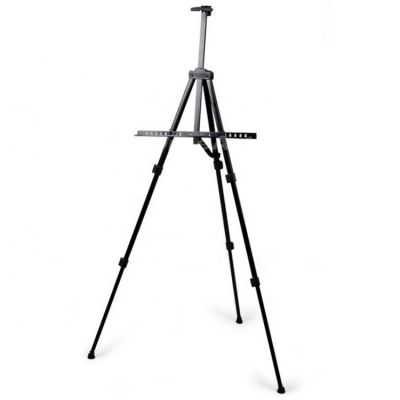 black display stand easel iron tripod metal easel display for art easel