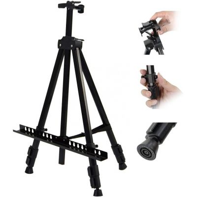 Good quality Adjustable Height Tripod Easel Stand for Painting and Display with a Carrying Bag