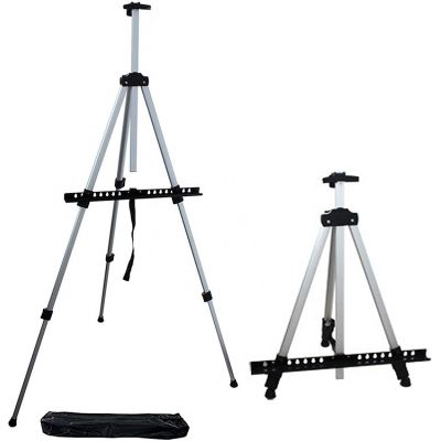 66 Inches art Aluminum easel with Portable Bag adjust height tripod easel painting easel stand