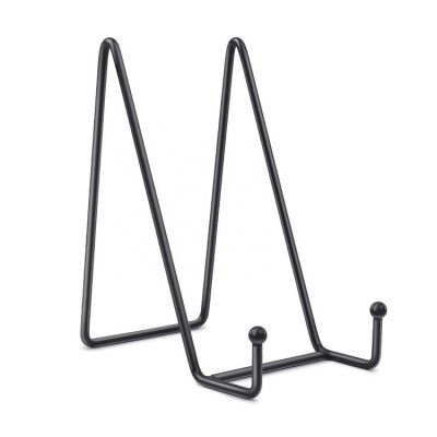 black iron easel high quality professional metal easel for tabletop art , metal picture frame easels